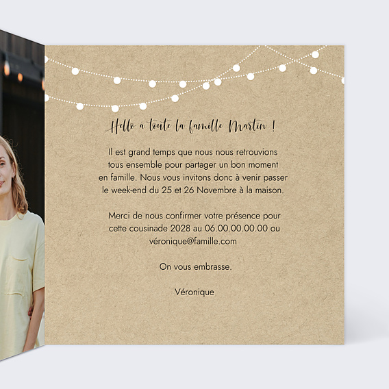 Invitation Toutes Occasions Lampions Délicats
