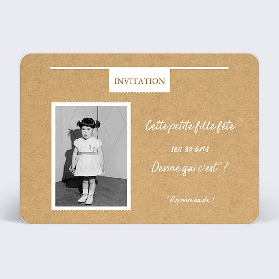 Invitation Anniversaire Adulte Invitation Anniversaire Qui est-ce ?