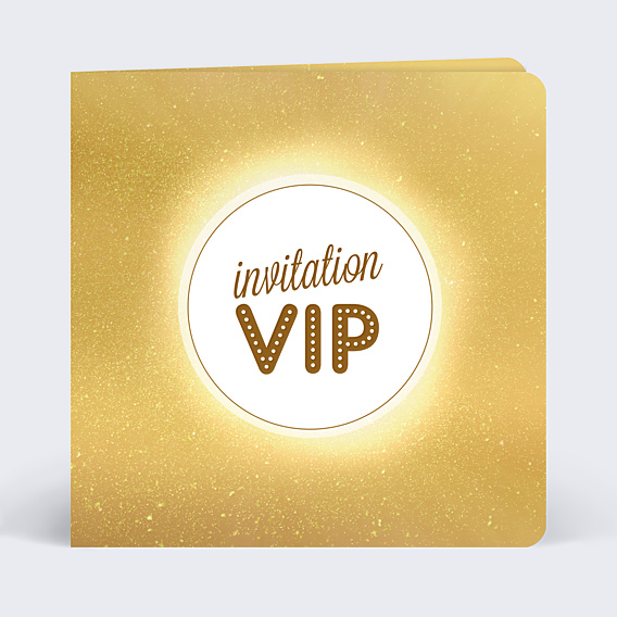 Invitation Anniversaire Adulte VIP