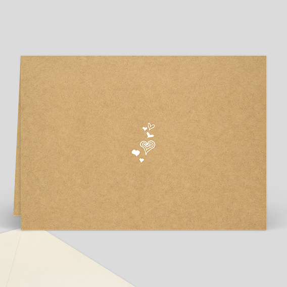 Faire part pacs Carte Pacs Corde Linge Verso