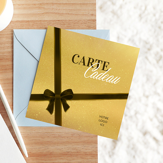 Carte cadeau Dorée