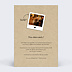 Carte d'invitation Polaroid Carte d'Invitation Verso