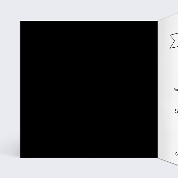 Invitation Anniversaire Adulte Black and White