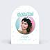 Invitation anniversaire Paillettes Pastel