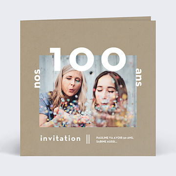 Invitation Anniversaire Adulte Ardoise