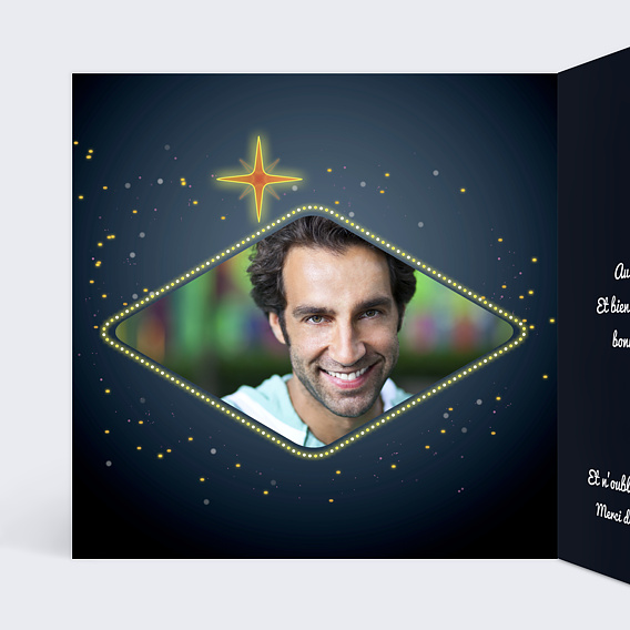 Invitation anniversaire Casino  Intérieur Gauche