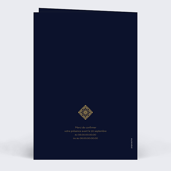 Invitation Professionnelle Rosace Chic