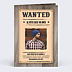 Invitation Anniversaire Adulte Wanted