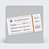 Invitation Anniversaire Adulte Billet d'Avion Gris