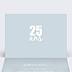 Invitation Anniversaire Adulte 25 ans