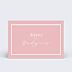Invitation Anniversaire Adulte Craie Rose