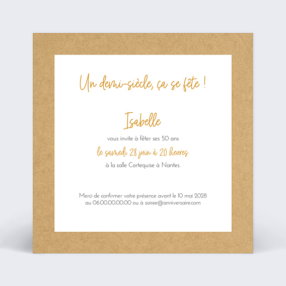 Invitation Toutes Occasions Fanions Bucolique
