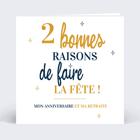 Invitation Toutes Occasions 2 en 1