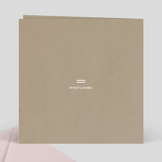 Invitation anniversaire Ardoise Verso