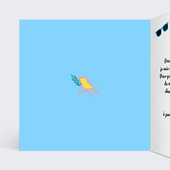 Invitation Anniversaire Adulte Plage