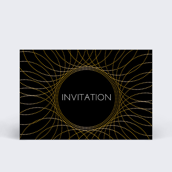 Carte d'invitation Rosace