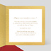 Carte d'invitation Invitation VIP Or Intérieur Droit