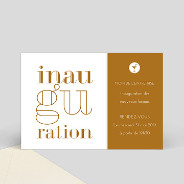 Cartes d’invitations professionnelles virtuelles personnalisables Invitation inauguration boutique