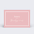 Invitation anniversaire Craie Rose