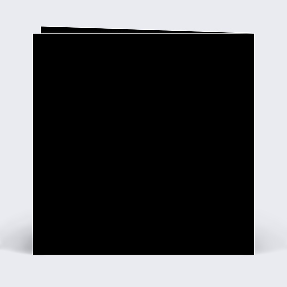 Invitation anniversaire Black and White Verso