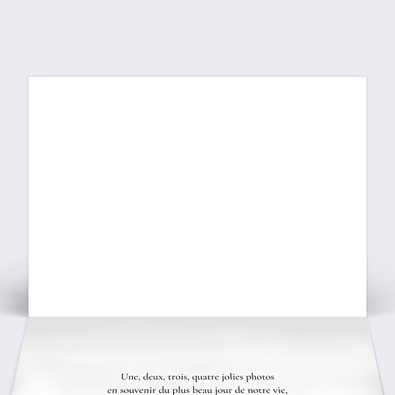 Carte remerciement mariage Vignettes Intérieur Gauche