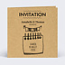 Carte d'invitation Petit Carnet