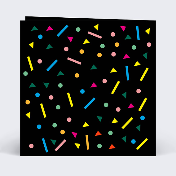 Invitation anniversaire 80s Verso