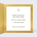 Carte cadeau Dorée Intérieur Droit