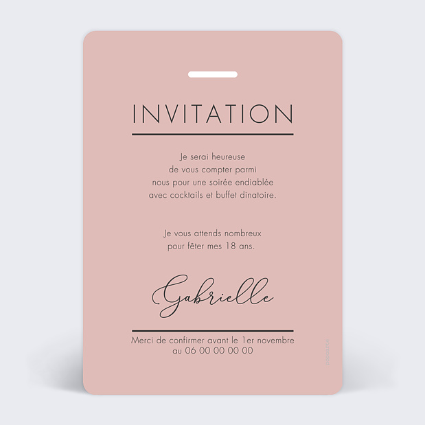Invitation Anniversaire Vip Popcarte Invitation Anniversaire Vip Popcarte