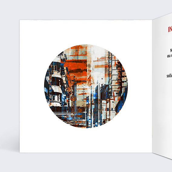 Invitation Professionnelle Exposition peinture