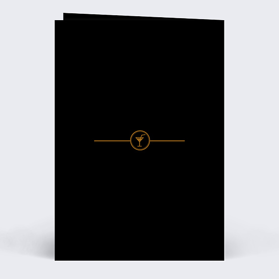 Invitation Anniversaire Adulte Années Folles Typographie