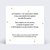 Carte d'invitation Pois Chic Verso
