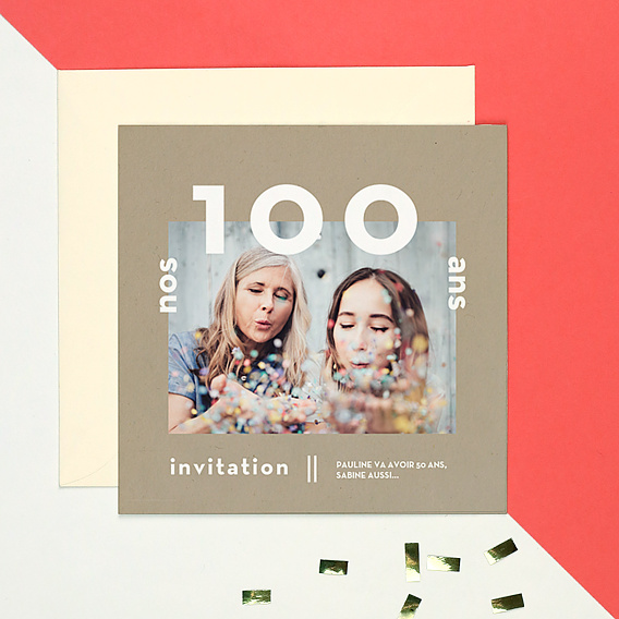 Invitation Anniversaire Adulte Ardoise