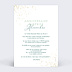 Invitation anniversaire Modèle original Verso
