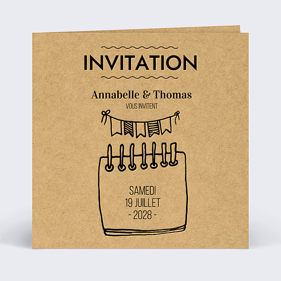 Invitation Toutes Occasions Petit Carnet