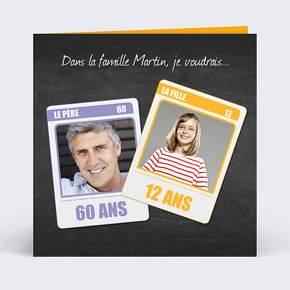 Invitation Anniversaire Adulte En Famille
