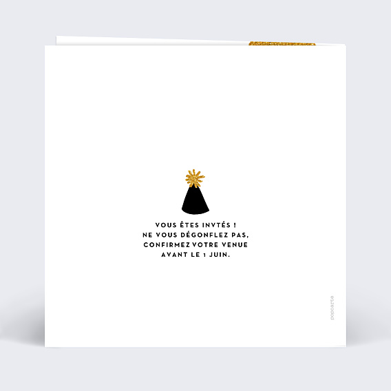Invitation Anniversaire Adulte Adulte