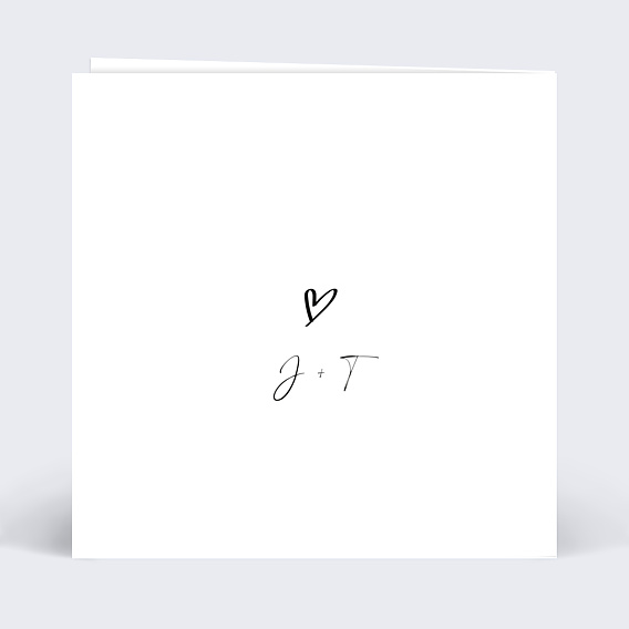 Faire-part Pacs Carte Pacs Coeur et Dessins