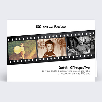 Invitation Anniversaire Adulte Soirée Anniversaire Rétrospective