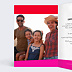 Invitation anniversaire Tabloïd Intérieur Gauche