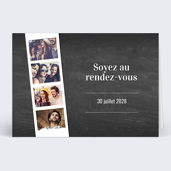 Invitation Toutes Occasions Photomaton Ardoise