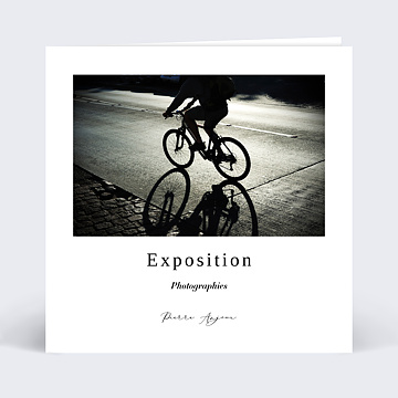 Cartes d’invitations professionnelles virtuelles personnalisables Photographe