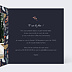 Invitation anniversaire Grands chiffres fleurs Intérieur Droit