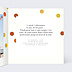 Invitation anniversaire Sobre Intérieur Droit