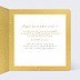 Carte d'invitation Invitation VIP Or Intérieur Droit
