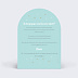 Invitation anniversaire Paillettes Pastel Verso