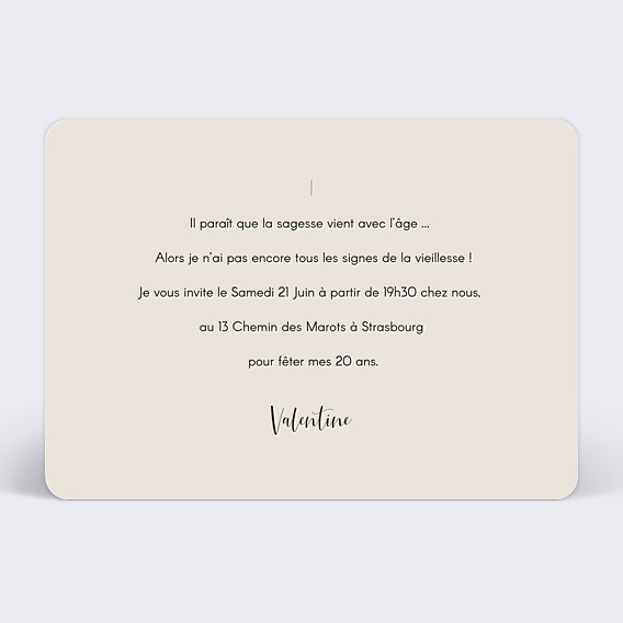 Invitation Anniversaire Adulte Polaroid
