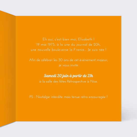 Invitation Anniversaire Adulte Qui est ce Bébé ?