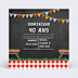 Invitation Anniversaire Adulte Pique-nique Champêtre