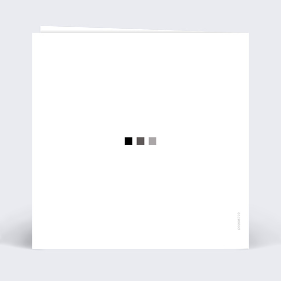 Invitation professionnelle Inauguration Entreprise Verso